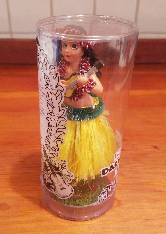 Lovely Hawaiian Dashboard Hula Doll