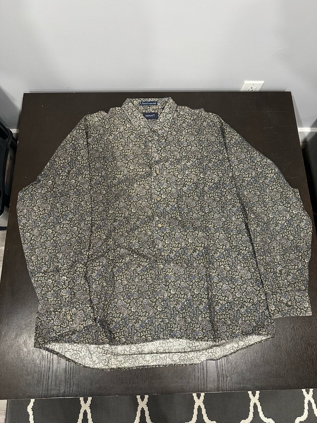 Vintage Men’s Button Up Dress Shirt - XL