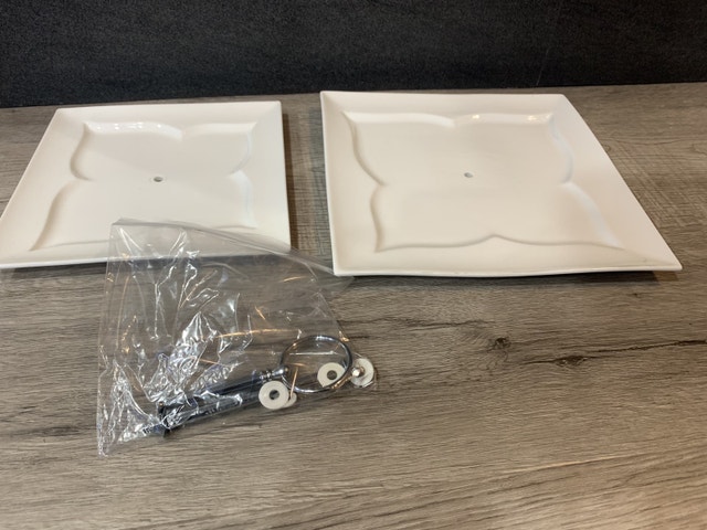 Brand new 2 tiered serving platters - photo 4