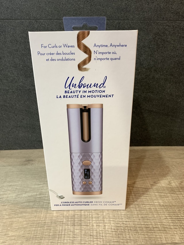 Brand new cordless rechargeable curling iron