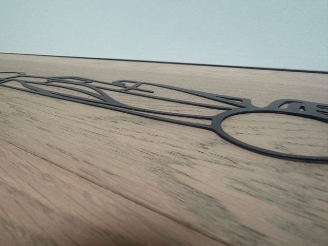 Metal F1 Car Wall Art Outline - photo 2