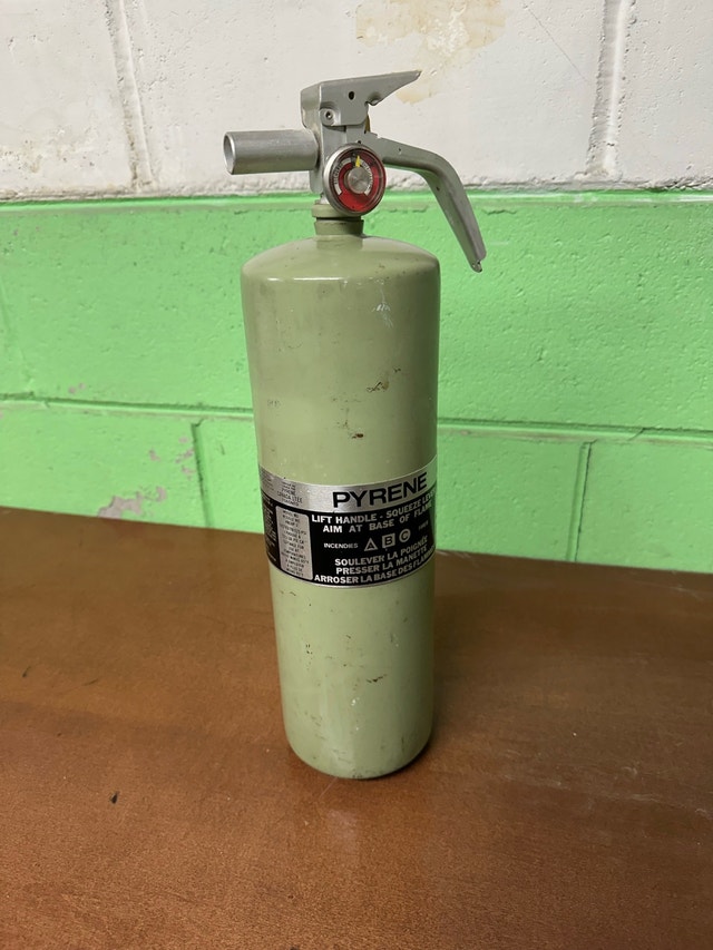 Unused Vintage Fire Extinguisher from 1974