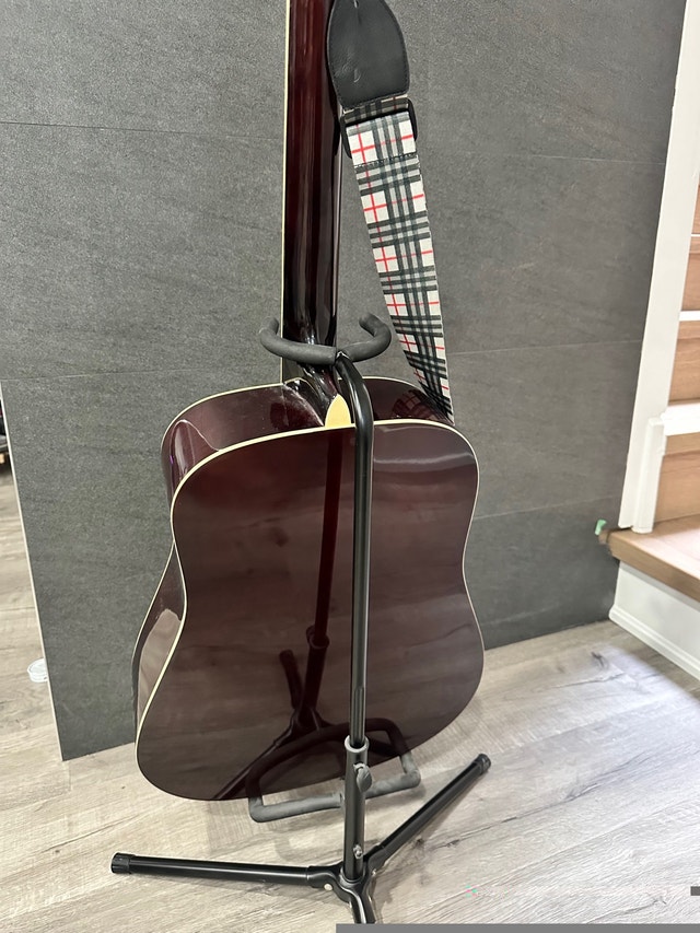 Beginner acoustic guitar with book - photo 5