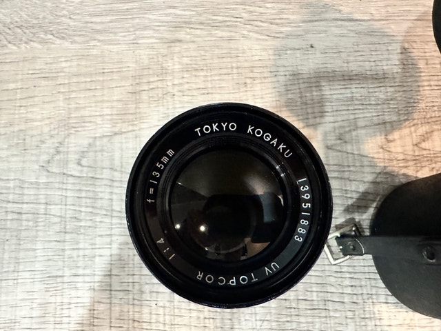 Vintage TOPCON UV TOPCOR 135mm F/4.0 Telephoto Lens KOGAKU - photo 2