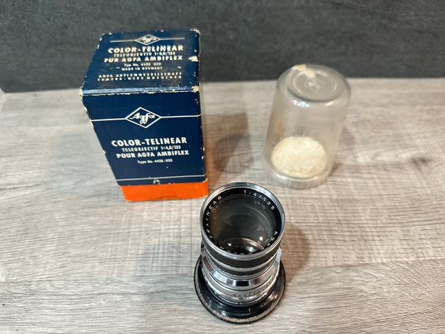 Vintage AGFA COLOR TELELINEAR 135mm F/3.5 AMBIFLEX Lens