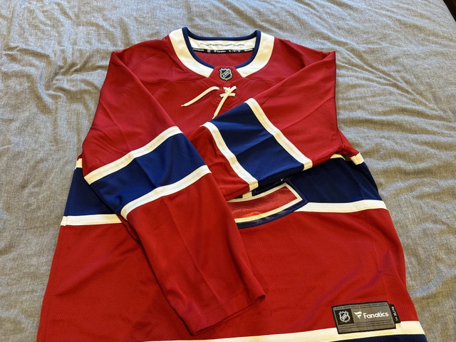 Brand New XL Montreal Canadian Official Game Jersey Blank Back - photo 4