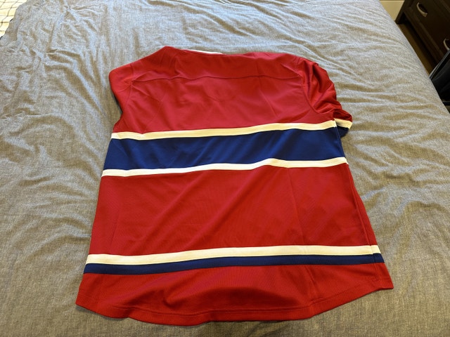 Brand New XL Montreal Canadian Official Game Jersey Blank Back - photo 5