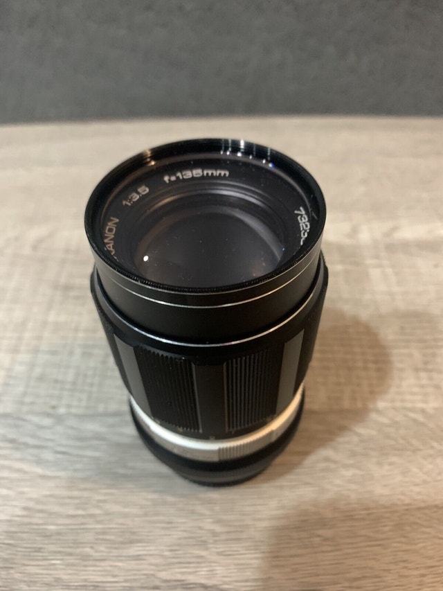 Vintage KONICA HEXANON 135mm F/3.5 AR Mount Telephoto Lens