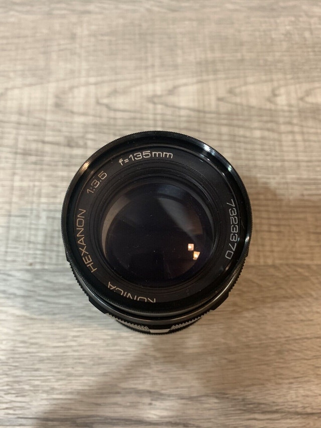 Vintage KONICA HEXANON 135mm F/3.5 AR Mount Telephoto Lens - photo 2