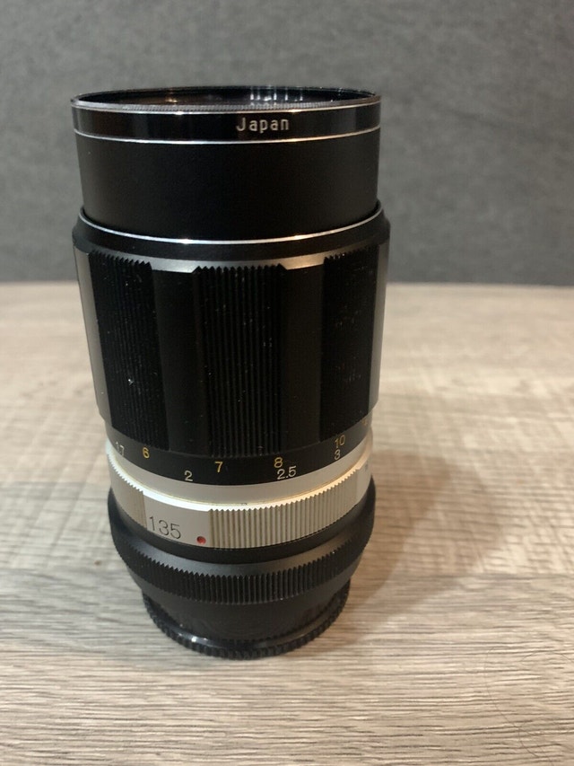 Vintage KONICA HEXANON 135mm F/3.5 AR Mount Telephoto Lens - photo 4