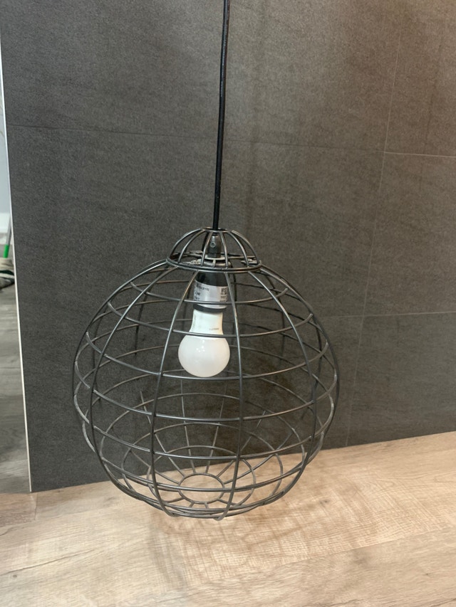 Globe light fixture chandelier