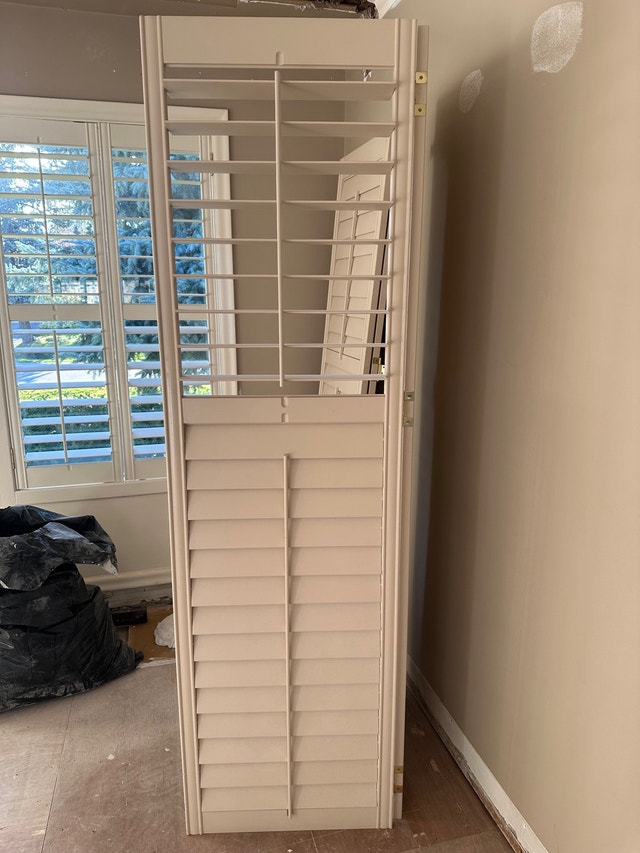 Shutter doors beige 4 panel - photo 4