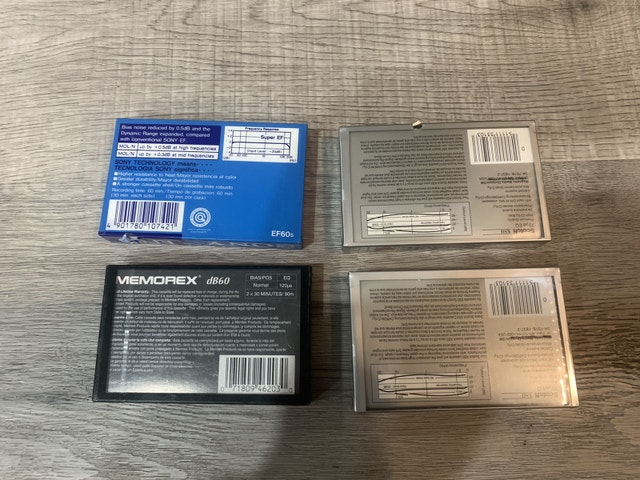 4 NEW+SEALED 60 Minute Blank Audio Cassette Tapes SCOTCH XS-II - photo 2