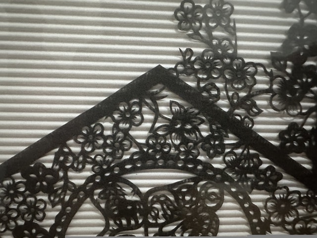 Paper Cutting Art - Happy Family Framed 18x18 - photo 3