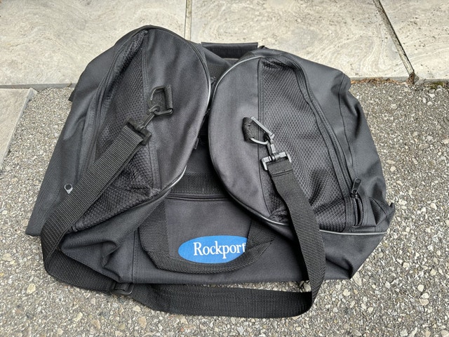 Never used Mint Rockport Black Duffle Bag