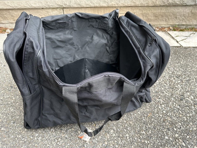 Large Black Duffle Bag