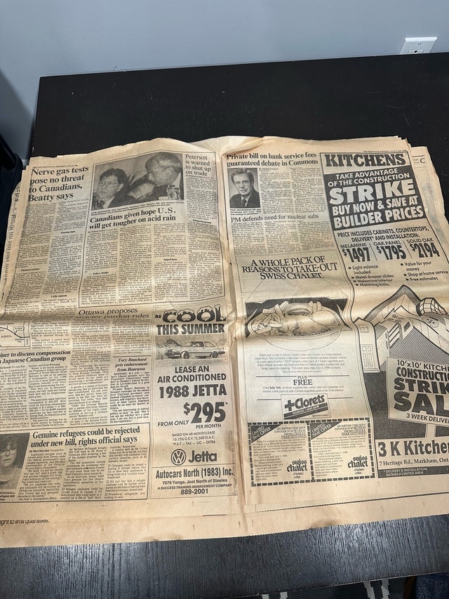 Vintage Toronto Star Newspaper June 15, 1988 - photo 4