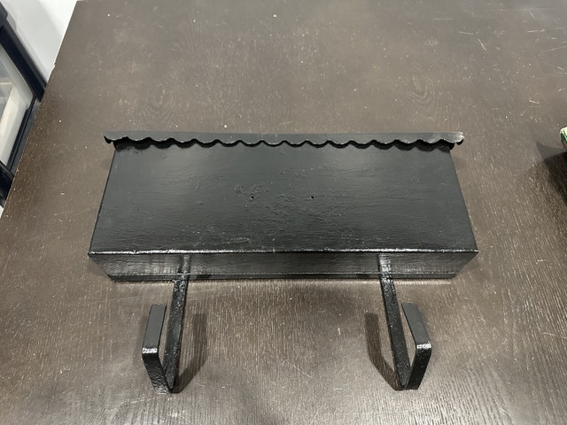 Black Painted Metal Hanging Mailbox