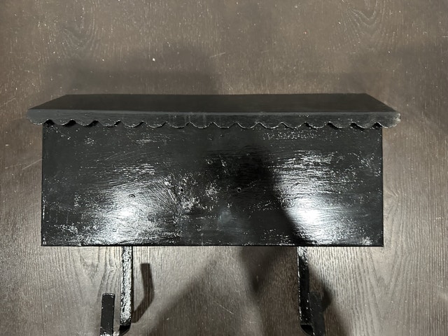 Black Painted Metal Hanging Mailbox - photo 2