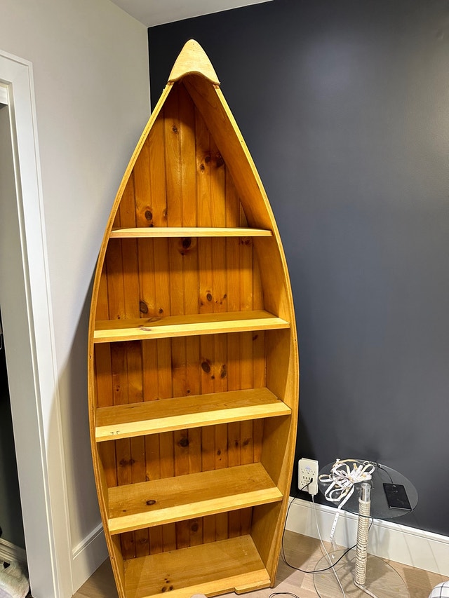 Canoe Shelf 7 Feet Tall