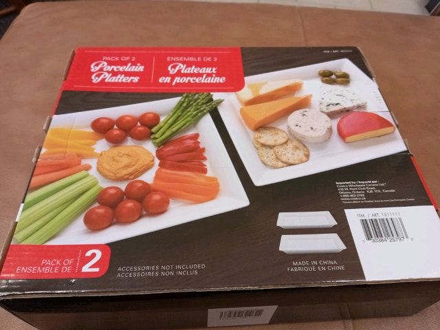 Porcelain Platter - Pack of 2