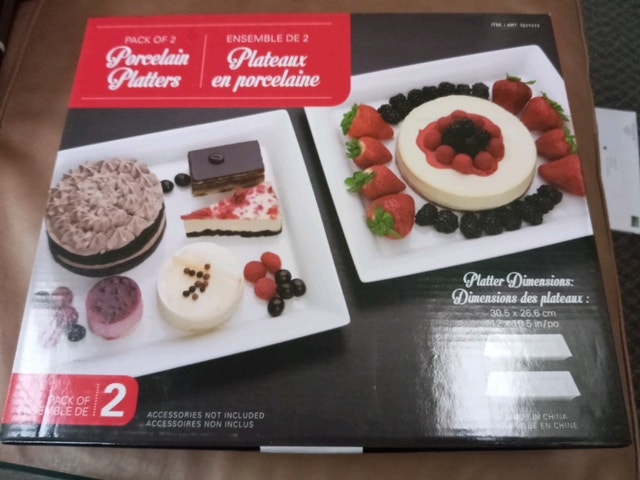 Porcelain Platter - Pack of 2 - photo 2