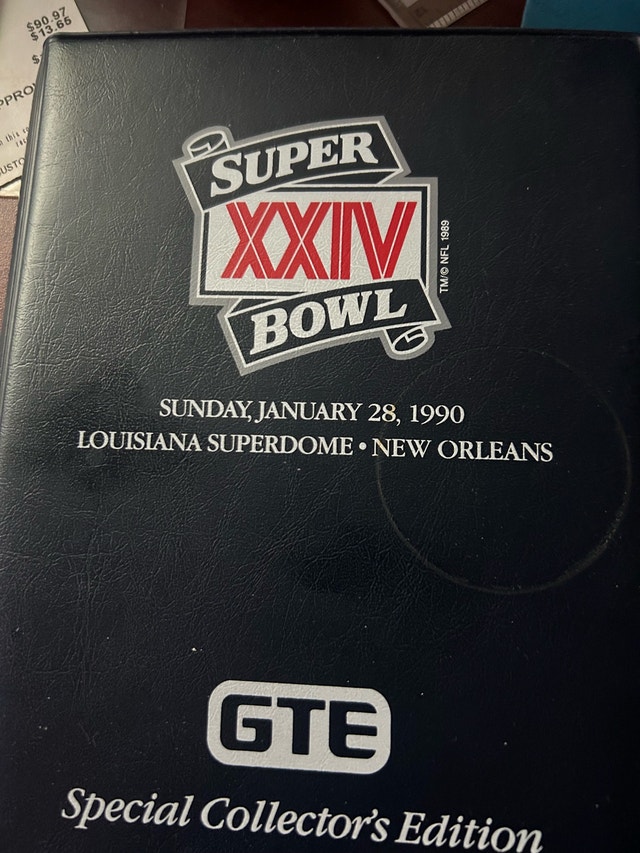 Super Bowl XXIV Cards