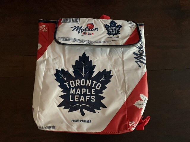 Toronto Maple Leafs Molson Canadian 24pk Cooler Bag