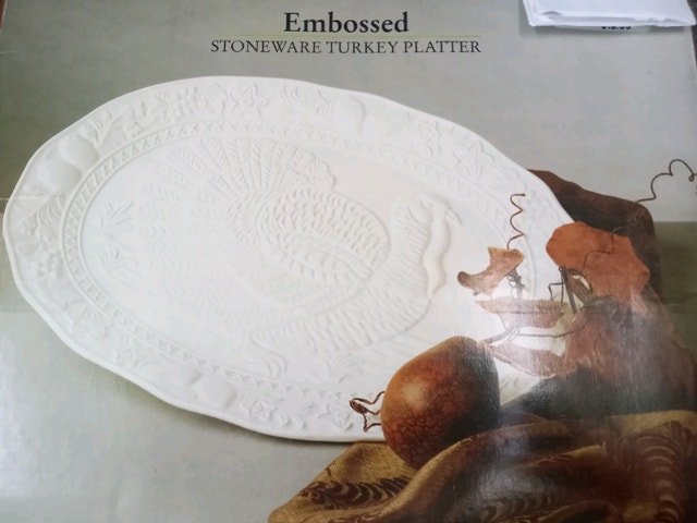 Turkey Platter - Never Opened - New - photo 2