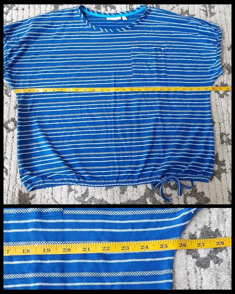Rafaella Ladies Blue and White Top - photo 4