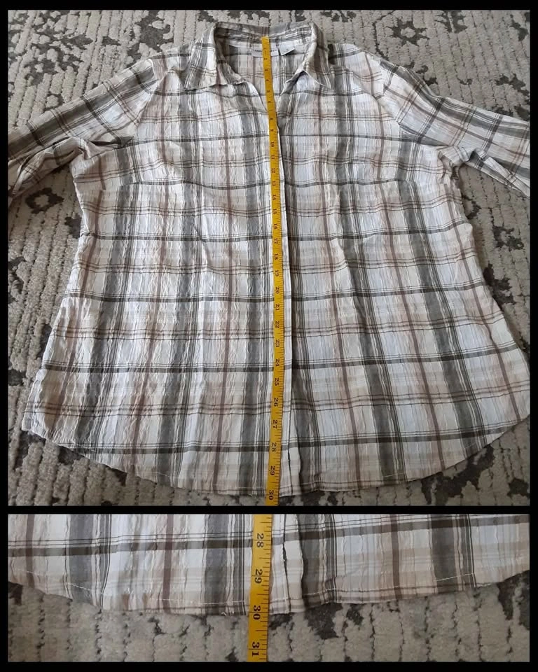 Carroll Reed Ladies 3/4 Sleeve Button up Top 🌱 - photo 5