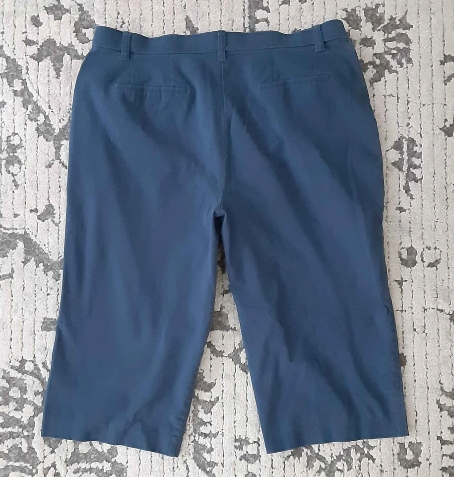 Northern Reflections Ladies Blue Capri Pants Size 14 🌱 - photo 3