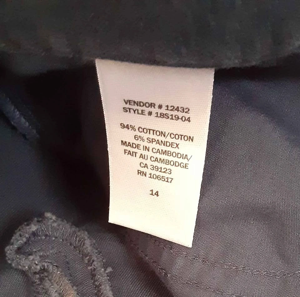 Northern Reflections Ladies Blue Capri Pants Size 14 🌱 - photo 4