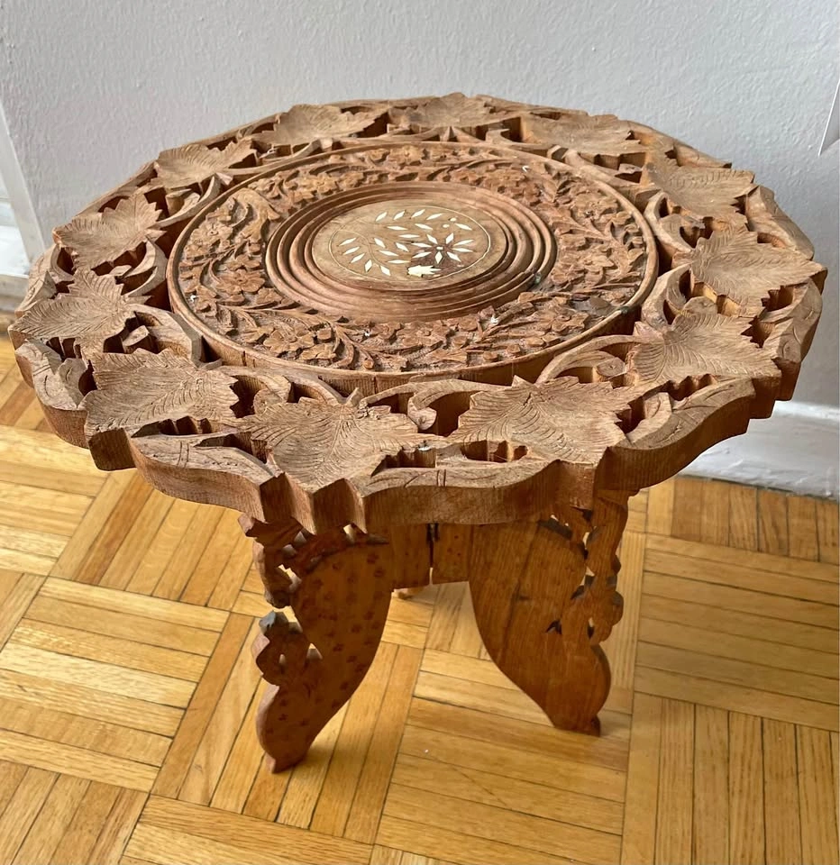 Hand-carved Indian / Moroccan (Moorish) style table