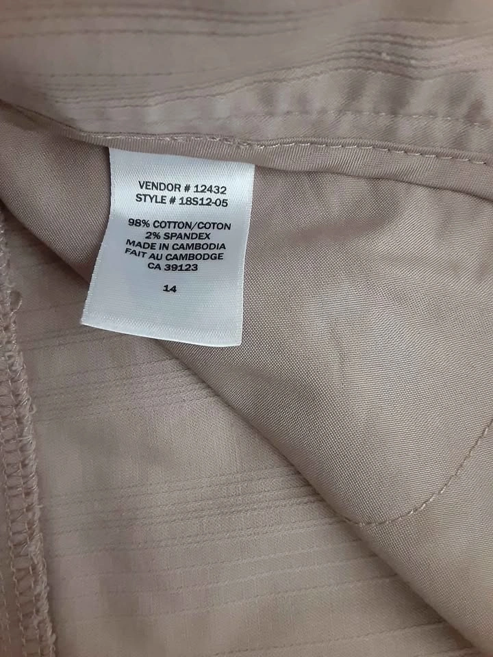 Northern Reflections Ladies Beige Capri Pants Size 14 🌱 - photo 4