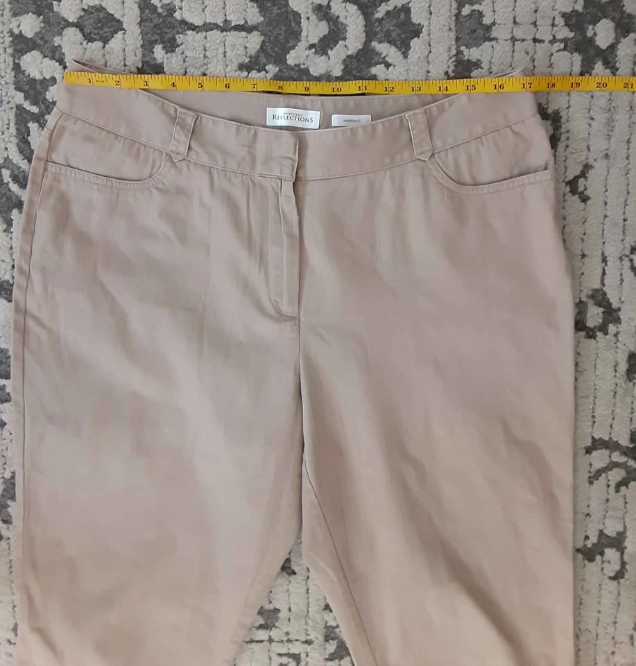 Northern Reflections Ladies Beige Capri Pants Size 14 🌱 - photo 5