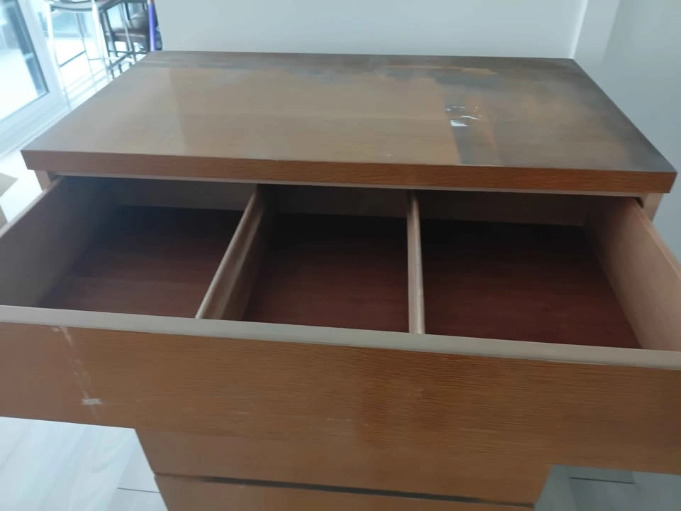 Solid Wood Mid-Century Modern 5-Drawer Dresser / Tallboy Chest - photo 3