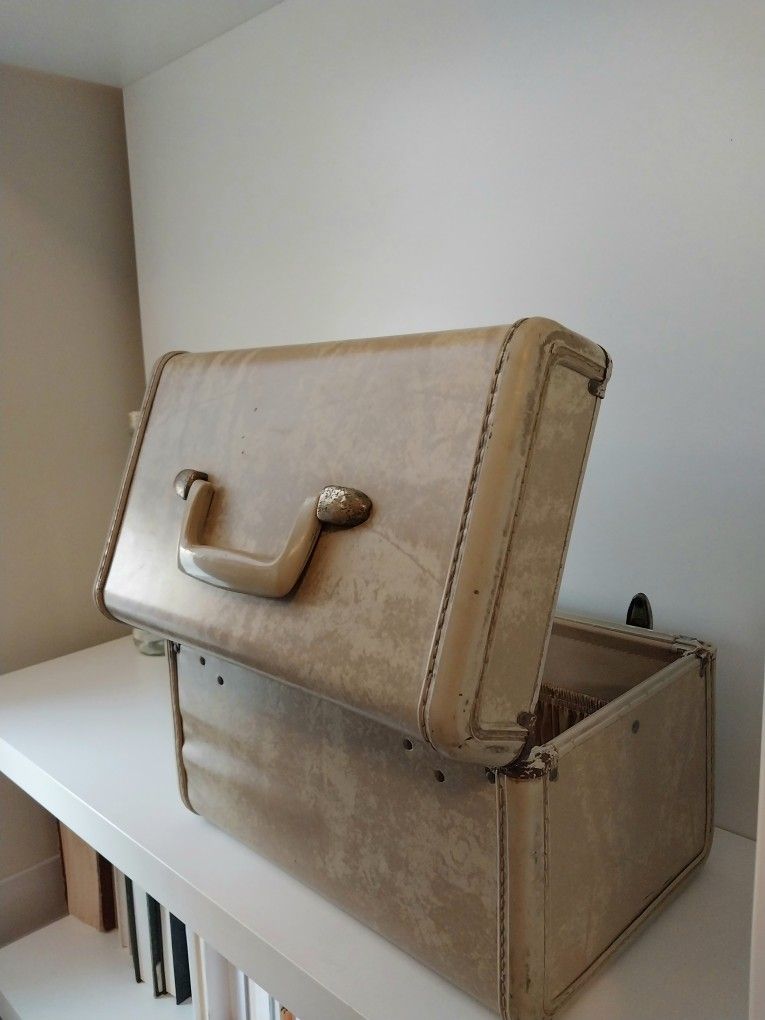 Vintage Samsonite Train Case 1950s Mid Century Saddle Tan - $40 - photo 5