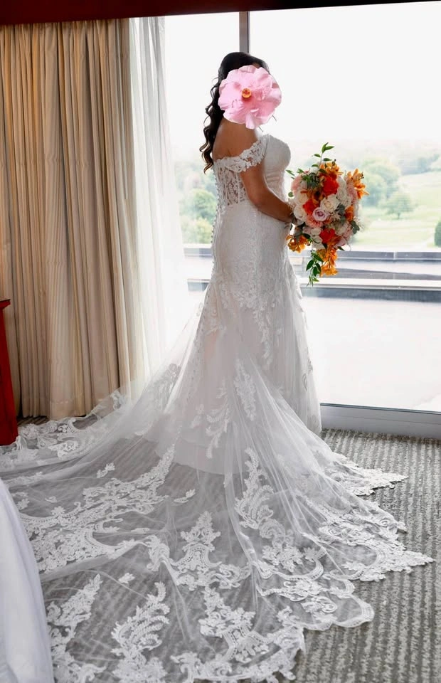 Madison James MJ704 European Style Long Train Wedding Dress - photo 3