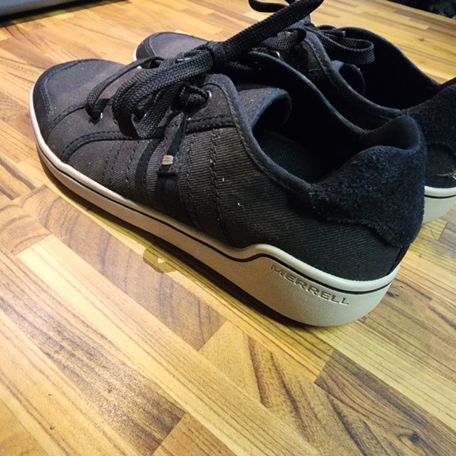 Merrell Shoes Black with White Sole Mens 8 - photo 3