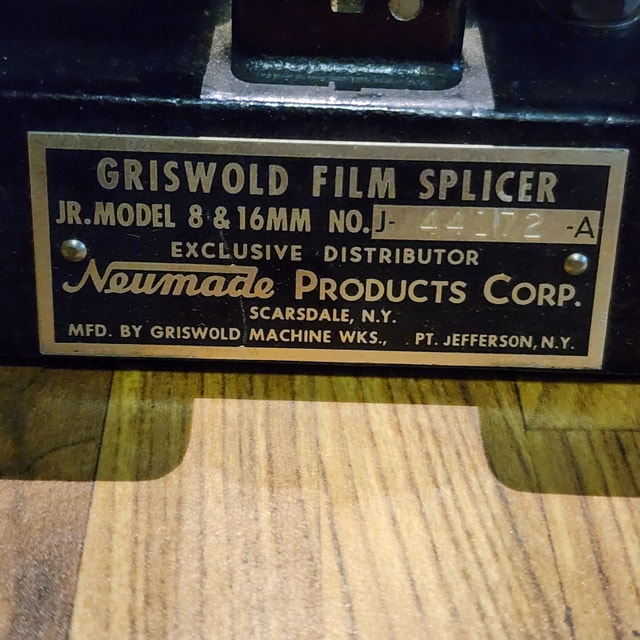 Griswold JR Film Splicer for 8mm & 16mm Film - photo 2