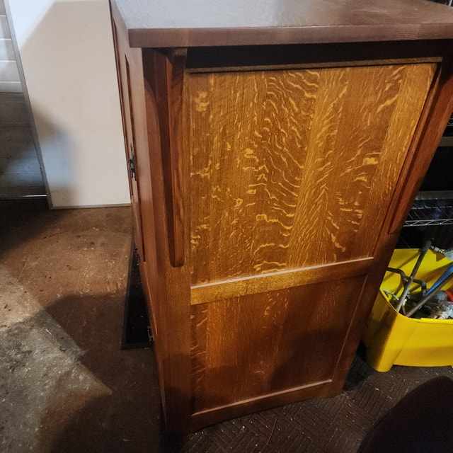 Large Solid TV Stand Storage Cabinet - photo 4