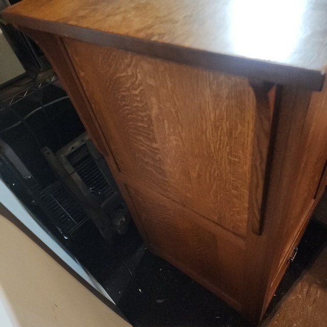 Large Solid TV Stand Storage Cabinet - photo 5