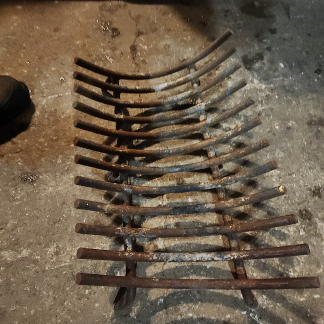 Fireplace Grate Grill Holder - Rod Iron - photo 2