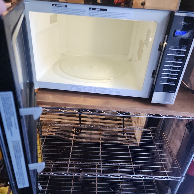 Panasonic Microwave Large stainless black - photo 4