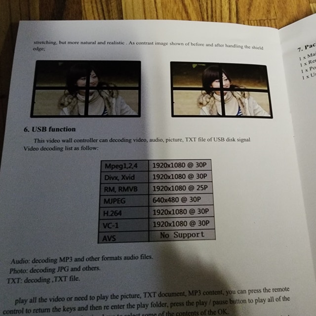 TV Video Wall Controller Split Screen 1 to 4 - photo 2