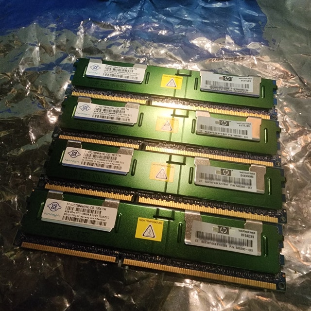 NANYA HP 16GB DDR3 RAM 4x4GB Heat Sink EEC 1333MHz