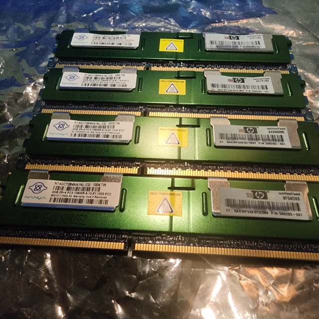 NANYA HP 16GB DDR3 RAM 4x4GB Heat Sink EEC 1333MHz - photo 3