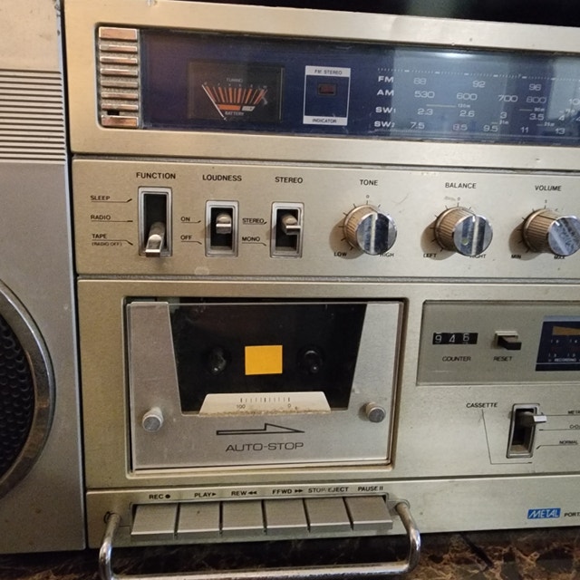 Vintage Prosonic Boombox Stereo Radio Cassette Player - photo 3