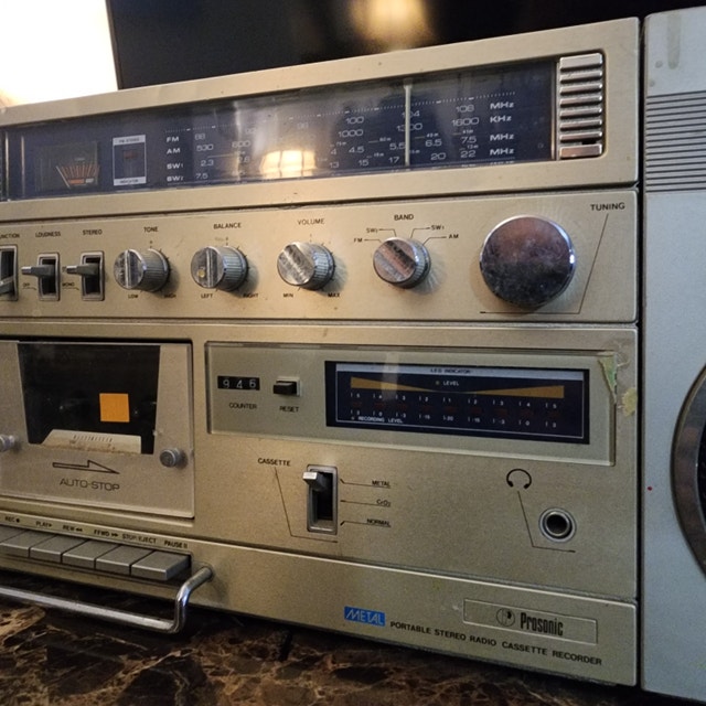 Vintage Prosonic Boombox Stereo Radio Cassette Player - photo 4